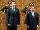 In this photo from 2009, Syrian President Bashar Assad (left) stands with then-Yemeni President Ali Abdullah Saleh during a welcoming ceremony for Saleh at the presidential palace in Damascus. As the violence continues in Syria, the U.S. and other countries are hoping to convince Assad to step down from power, as Saleh did. In this photo from 2009, Syrian President Bashar Assad (left) stands with then-Yemeni President Ali Abdullah Saleh during a welcoming ceremony for Saleh at the presidential palace in Damascus. As the violence continues in Syria, the U.S. and other countries are hoping to convince Assad to step down from power, as Saleh did.