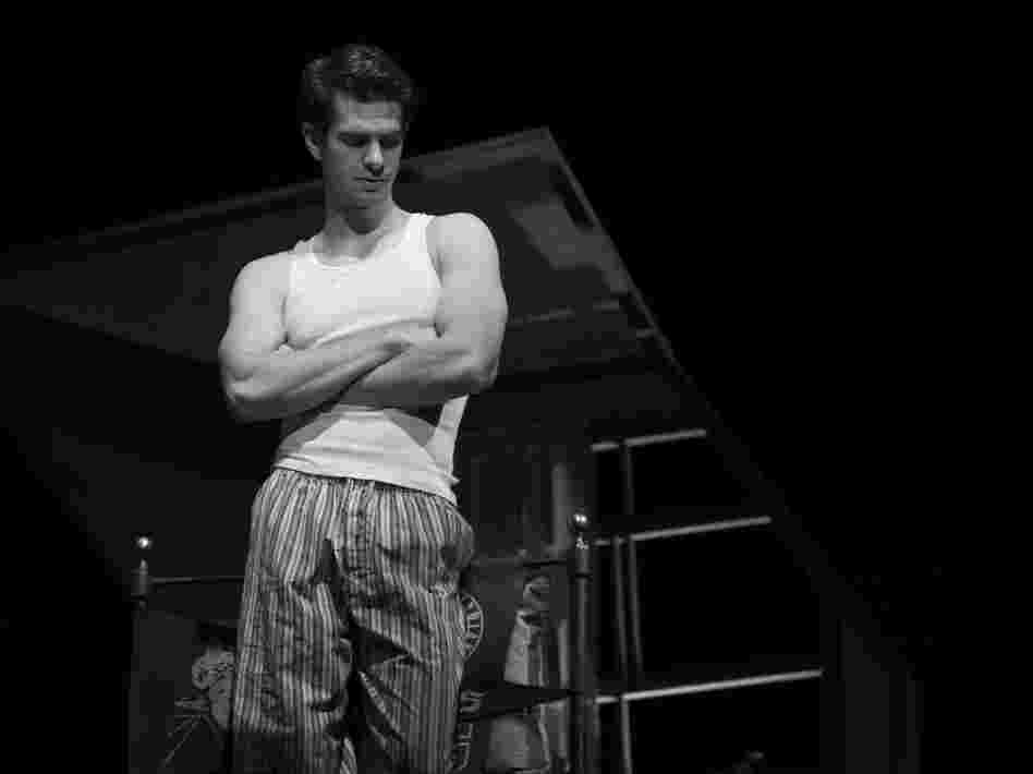 Andrew Garfield as Biff Loman in Death of a Salesman, directed by Mike Nichols.