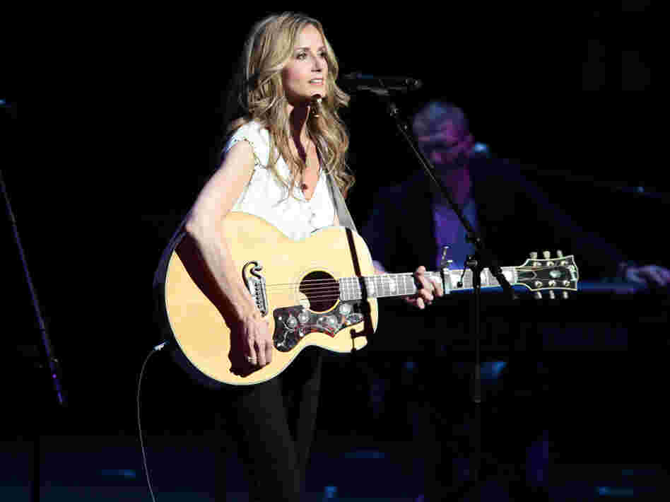 Chely Wright performs at the "Reading, Writing, Rhythm" show in Nashville, Tenn.