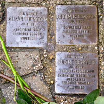 A Family's Visit To Holocaust 'Stumbling Stones' Evokes Strong Emotions