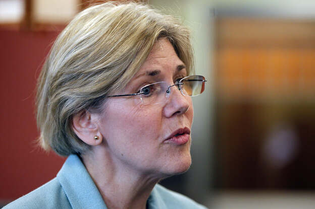 Democratic candidate for the U.S. Senate Elizabeth Warren.