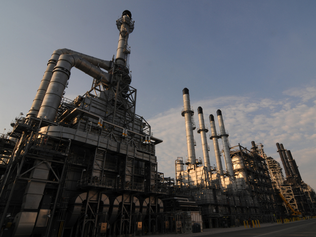 Expanding the refinery at Port Arthur, Texas, took five years and $10 billion. The facility can now process 600,000 barrels a day.