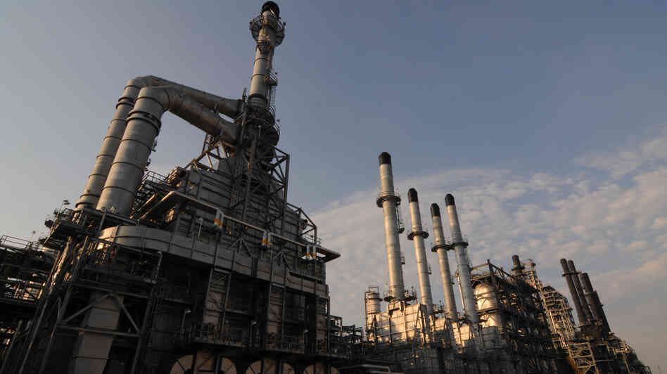 Expanding the refinery at Port Arthur, Texas, took five years and $10 billion. The facility can now process 600,000 barrels a day.