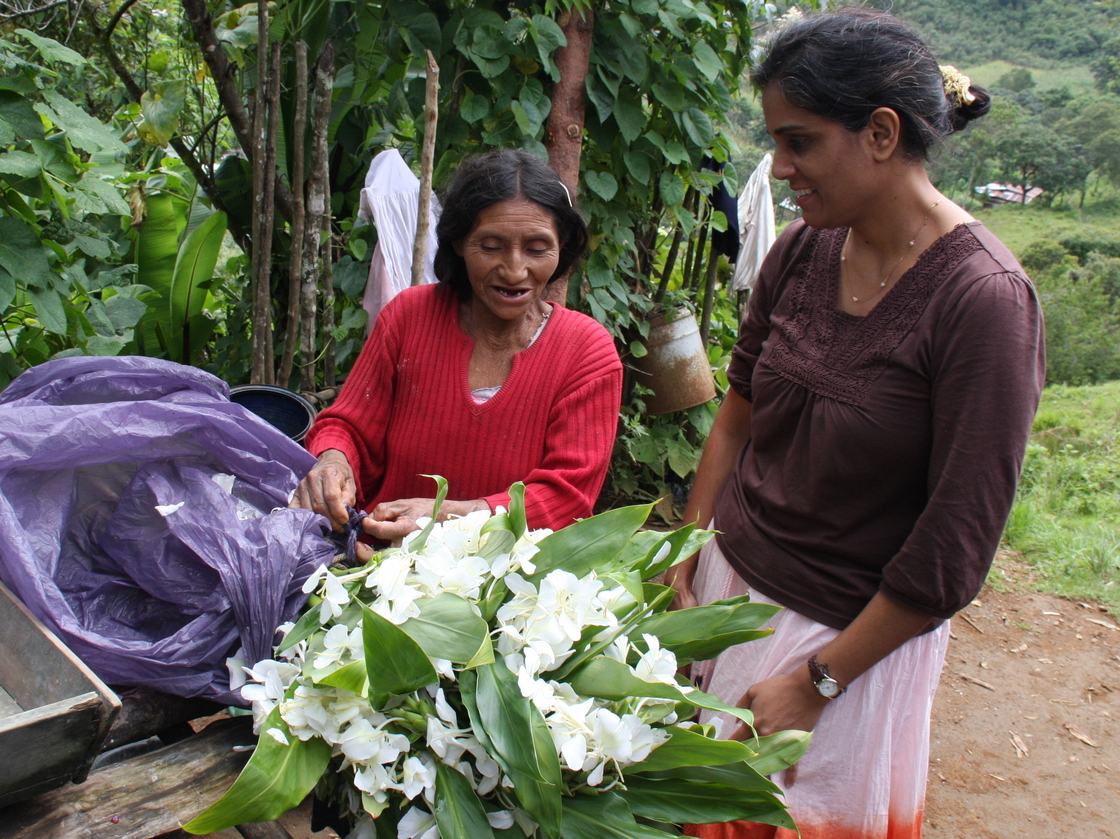 Sharma, in Guatemala, says women "just want equal access. They want a little bit of a hand so that they can get ahead ..."