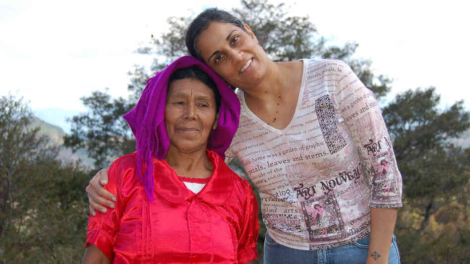 Ritu Sharma (right), shown during a visit to Honduras, makes one trip a year to live with underprivileged women, one week at a time, living as the women there live. Ritu Sharma (right), shown during a visit to Honduras, makes one trip a year to live with underprivileged women, one week at a time, living as the women there live.