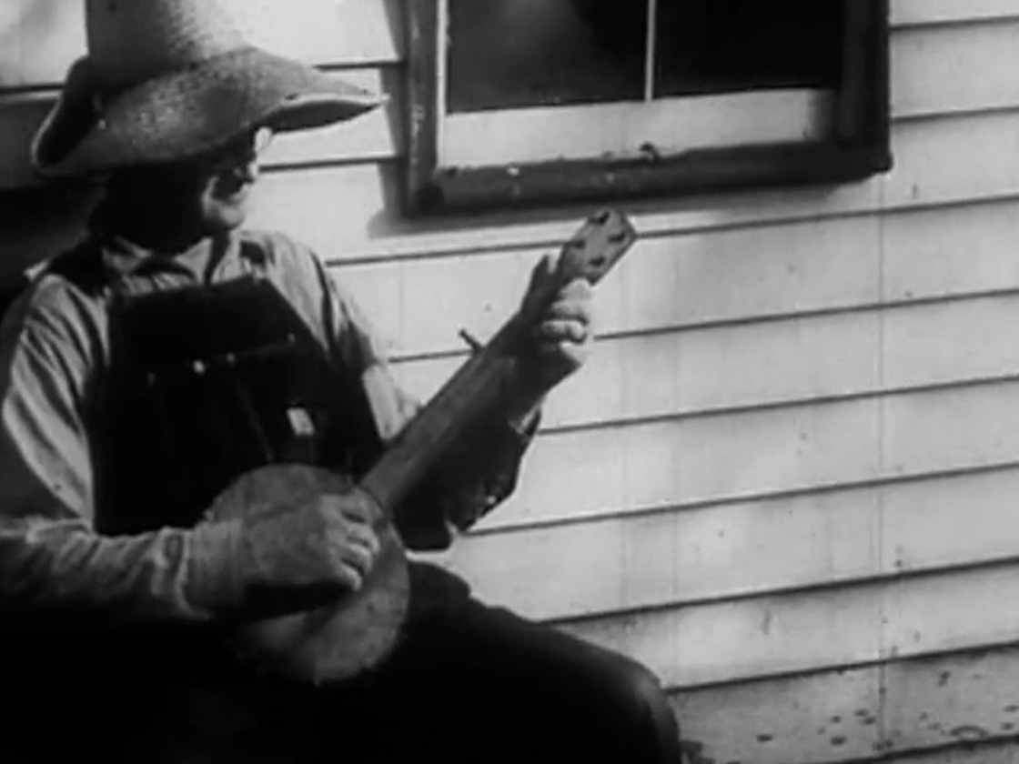 A still from Neil Young's film, Americana.