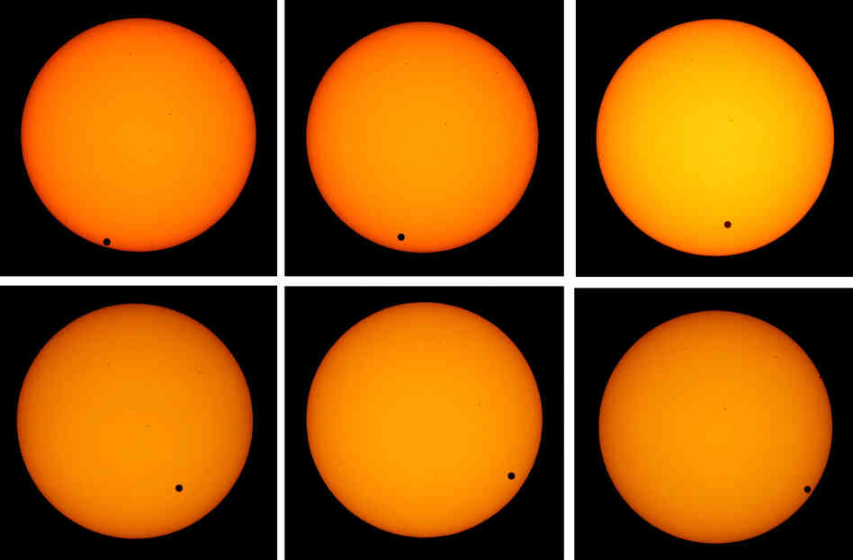 The Transit Of Venus: The planet Venus appears as a tiny black dot as it transits across the face of the sun on June 8, 2004. The rare astronomical event will take place again on June 5, 2012. The Transit Of Venus: The planet Venus appears as a tiny black dot as it transits across the face of the sun on June 8, 2004. The rare astronomical event will take place again on June 5, 2012.