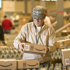An Amazon worker grabs boxes off a conveyor belt in Nevada, one of a handful of states in which the online retailer collects sales tax. An Amazon worker grabs boxes off a conveyor belt in Nevada, one of a handful of states in which the online retailer collects sales tax.