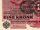 A one-crown note from the Austro-Hungarian empire.