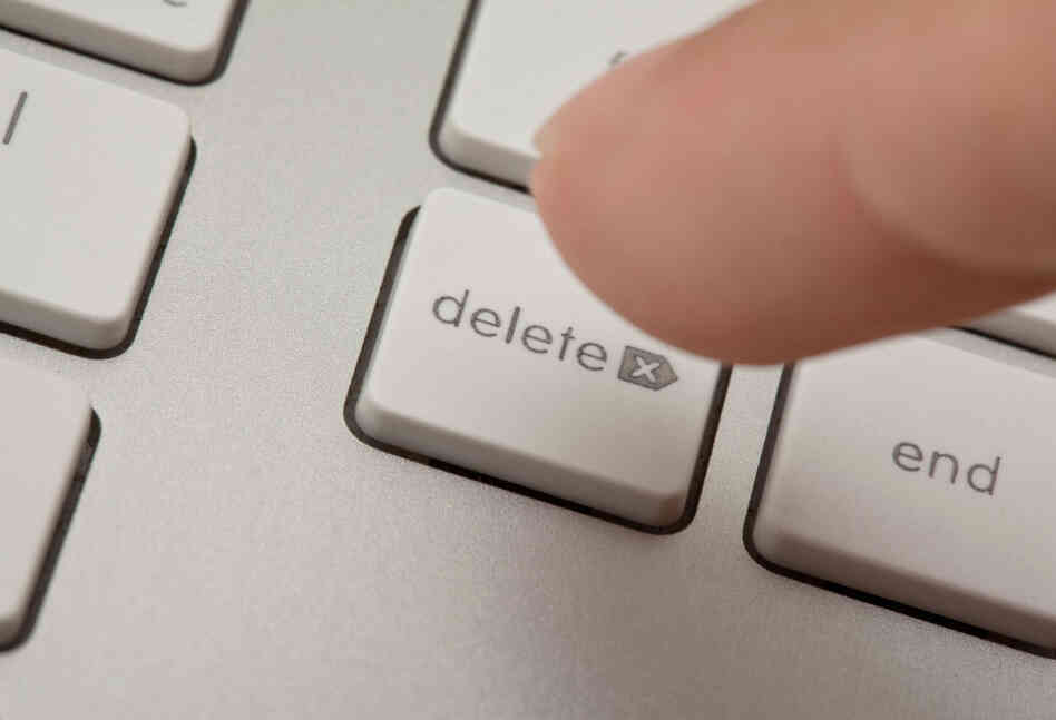Bob Boilen had more than 25,000 songs stored on his laptop's hard drive. Now there are none. Bob Boilen had more than 25,000 songs stored on his laptop's hard drive. Now there are none.