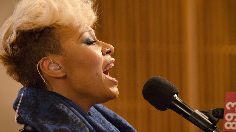 Emeli Sandé in studio at The Current.