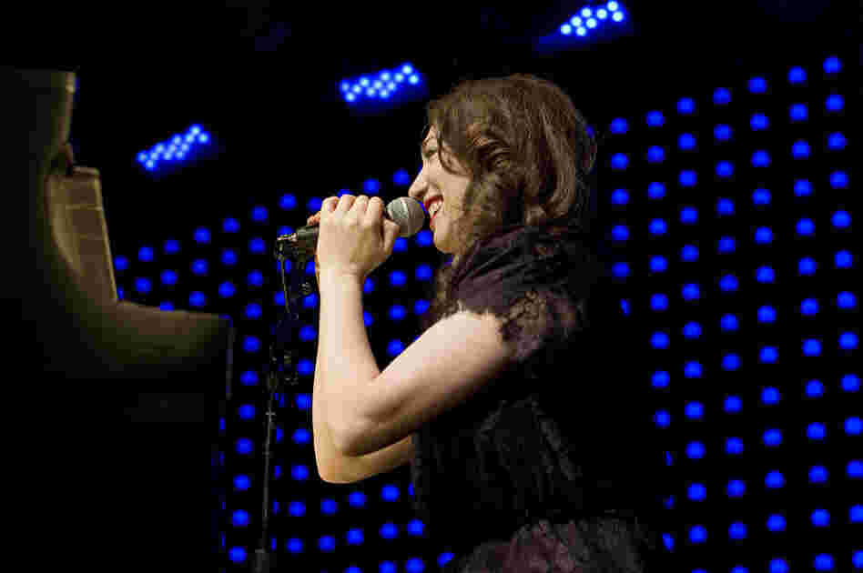 Regina Spektor, performing live at Le Poisson Rouge in New York City, May 31, 2012.