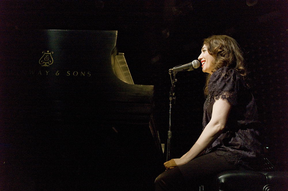 Regina Spektor, performing live at Le Poisson Rouge in New York City, May 31, 2012.