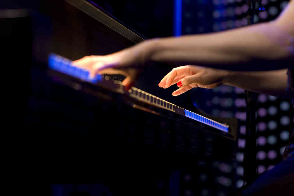 Regina Spektor, performing live at Le Poisson Rouge in New York City, May 31, 2012.