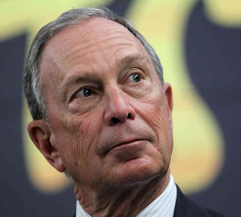 What's he got his eye on now? New York City Mayor Michael Bloomberg.