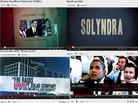 Screen grabs of four separate ads from four different political groups critical of President Obama's handling of Solyndra, the failed solar-panel maker. Clockwise from top left, the ads are from: Americans for Prosperity, MittRomney.com, American Crossroads and Crossroads GPS. Screen grabs of four separate ads from four different political groups critical of President Obama's handling of Solyndra, the failed solar-panel maker. Clockwise from top left, the ads are from: Americans for Prosperity, MittRomney.com, American Crossroads and Crossroads GPS.
