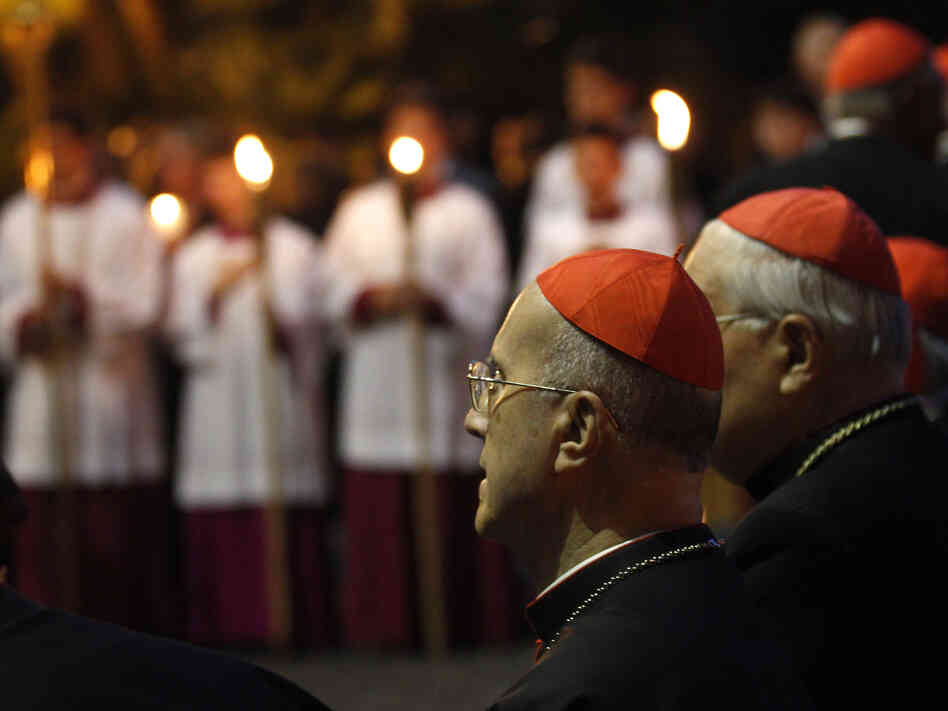 Cardinal Tarcisio Bertone (shown here May 31 at the Vatican gardens) is Pope Benedict's hand-picked deputy. Vatican watchers say it was Bertone's sacking of a top administrator who denounced corruption inside the Holy See that triggered the documents leak.