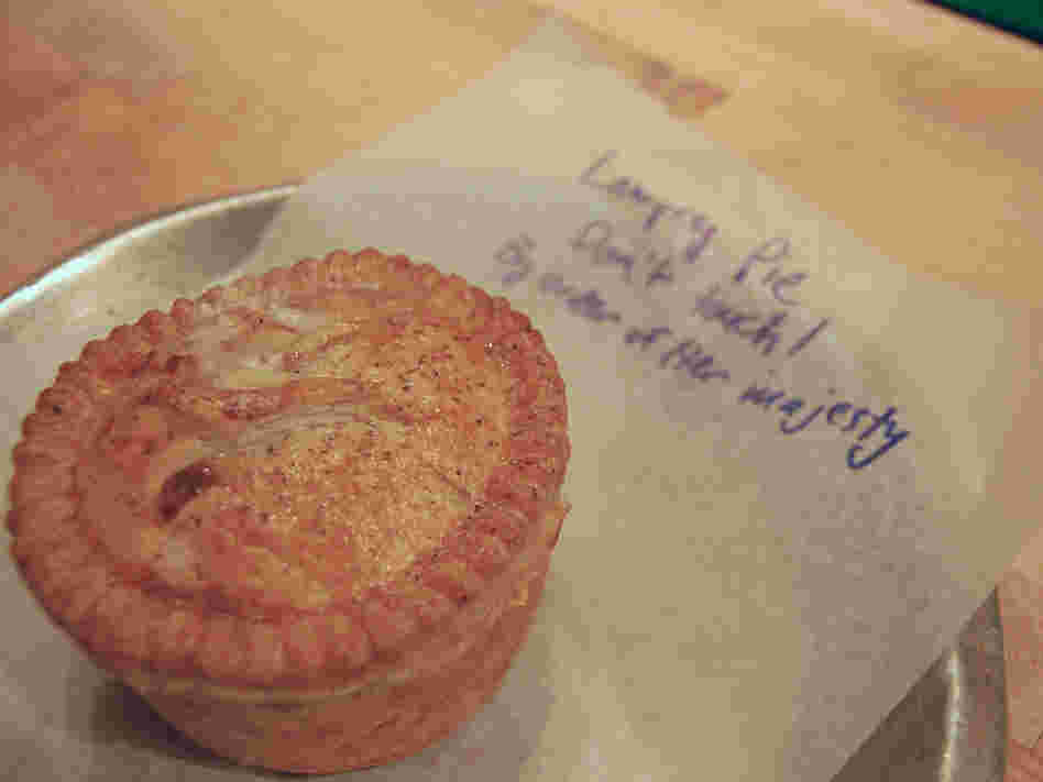 A Lamprey Pie from Pleasant House Bakery in Chicago.