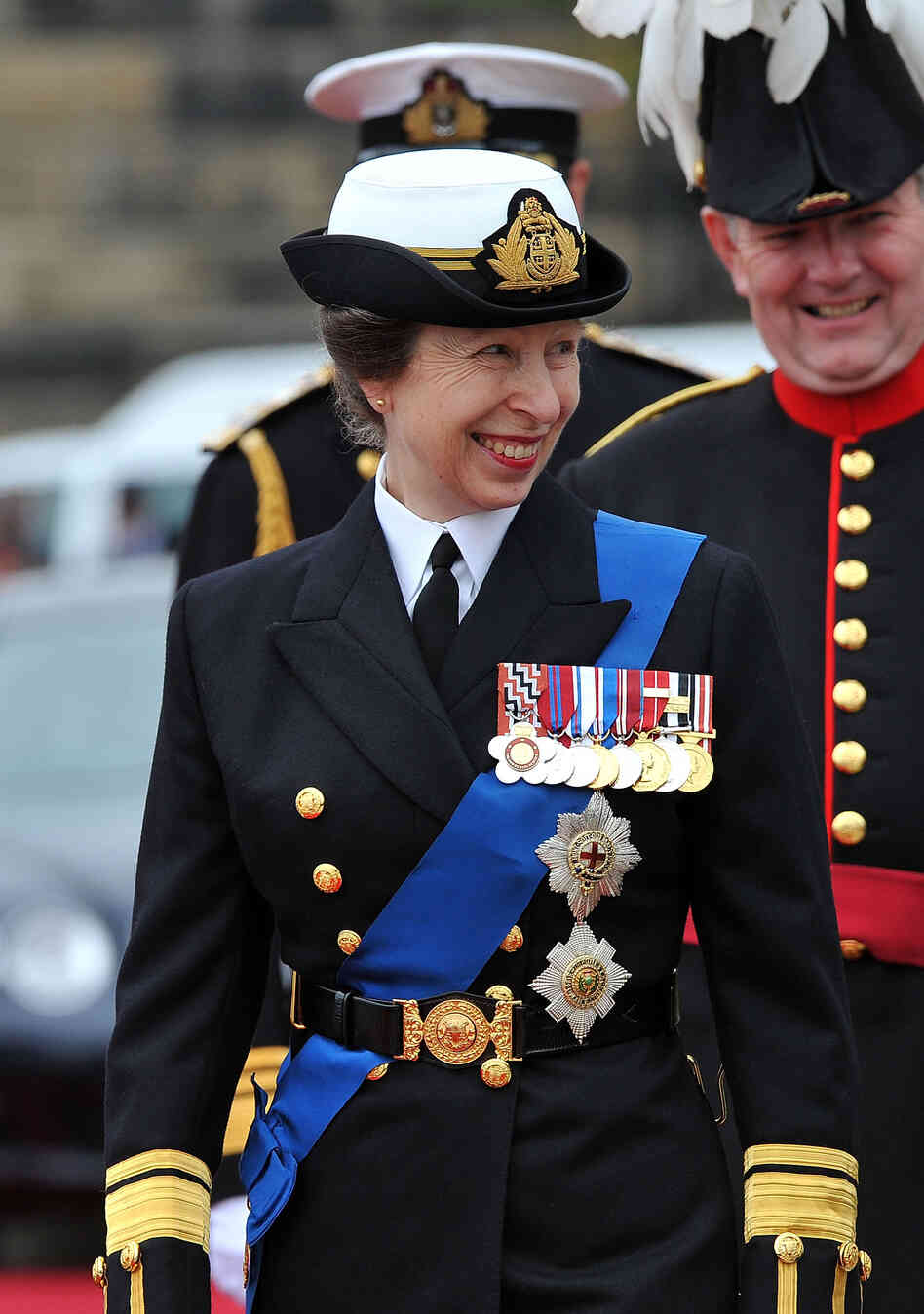 Princess Anne, the queen's daughter, joined the cruise. British monarchs used the Thames as their main highway for centuries, and naval power built the island nation's once-great empire.