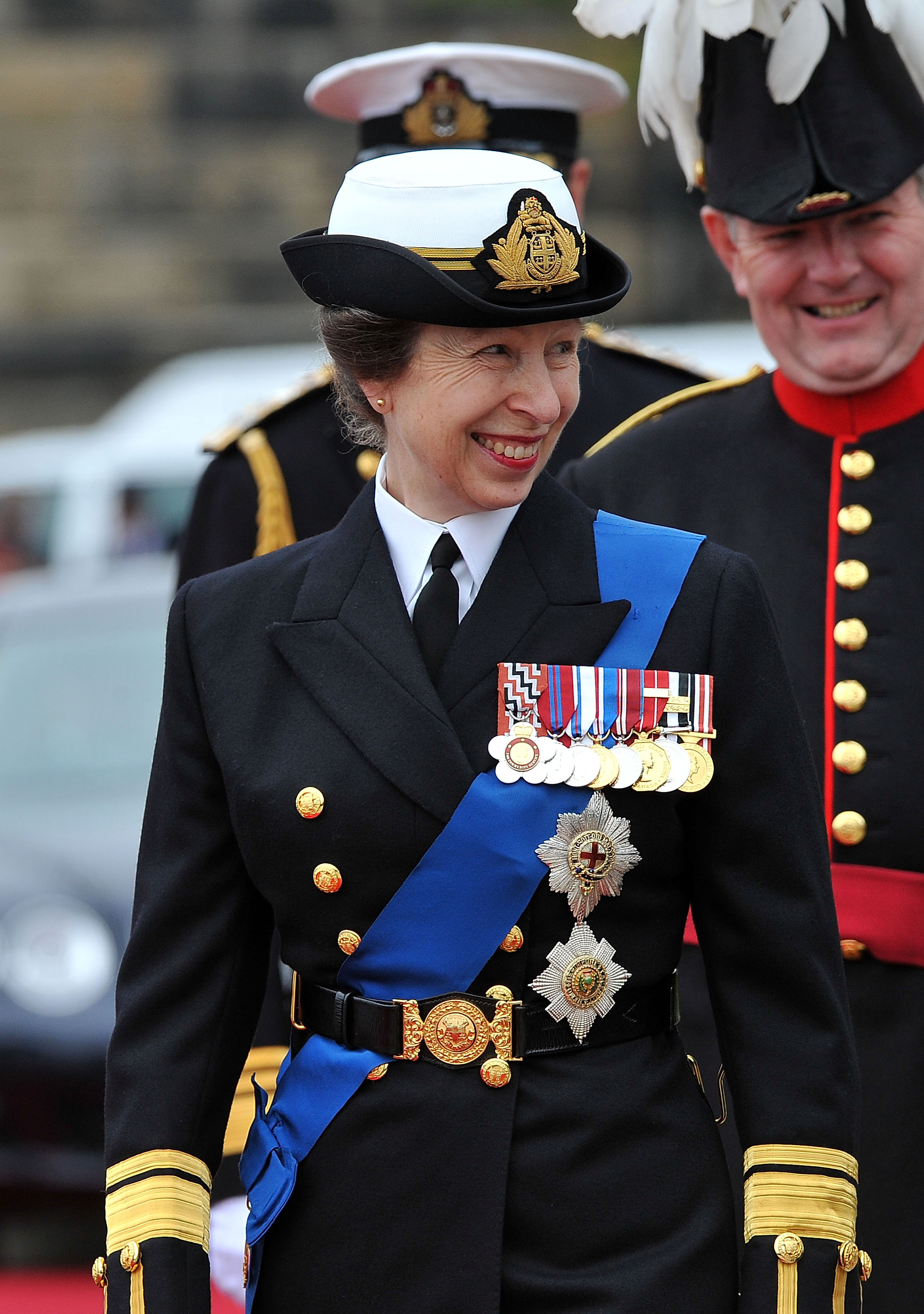 Princess Anne, the queen's daughter, joined the cruise. British monarchs used the Thames as their main highway for centuries, and naval power built the island nation's once-great empire.
