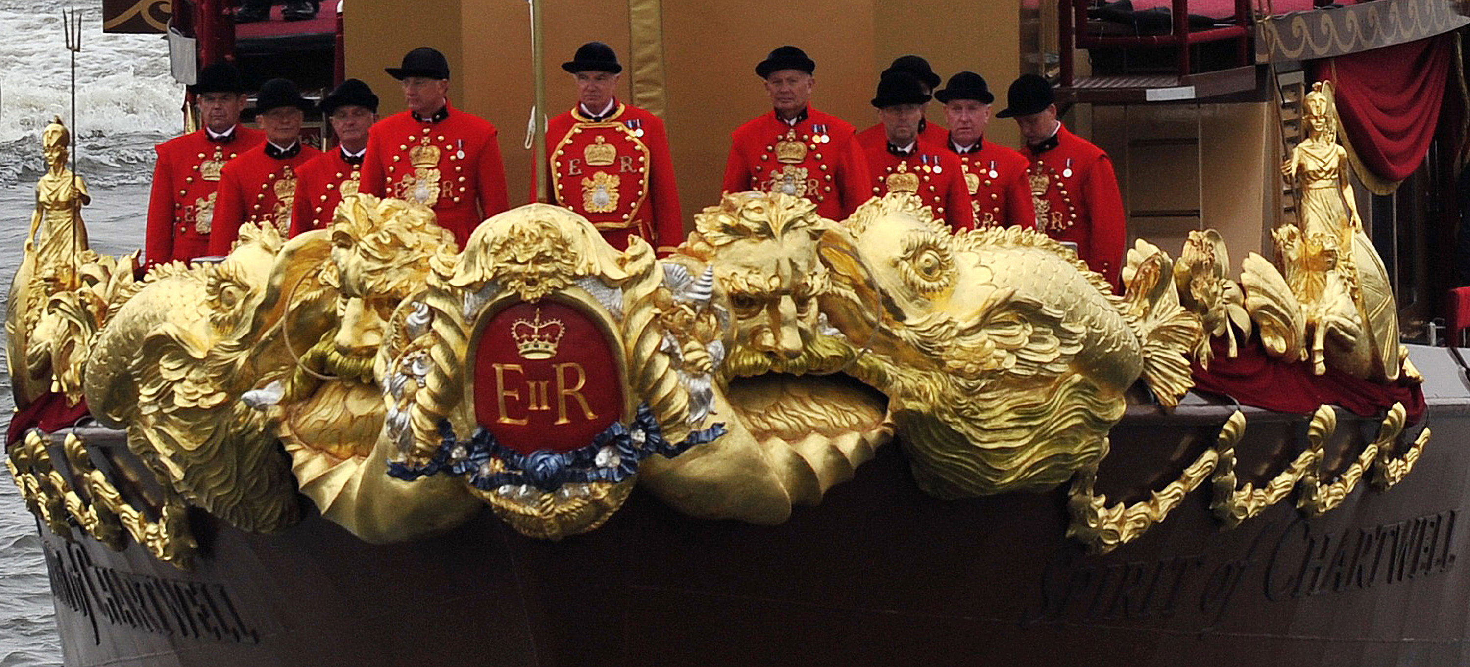 The pageant was a nod to Britain's maritime heritage and was one of the biggest events on the river for centuries.
