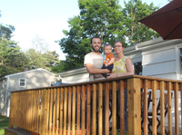 Jared and Emily Medeiros purchased their Sharon, Mass., home when they realized it had become more affordable to buy than in recent years.