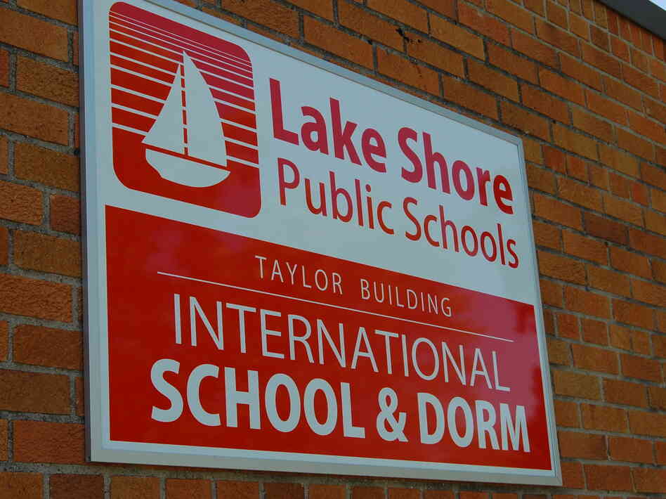 Lake Shore Public Schools spent $640,000 to transform a dated building into a dorm to house the Chinese students.