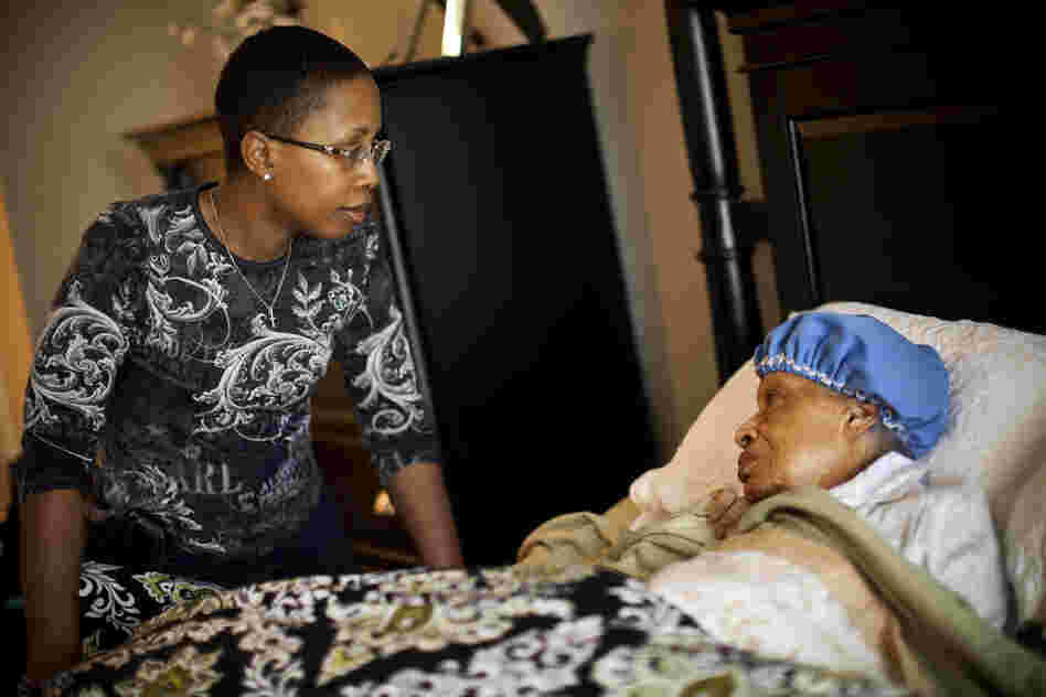 Ida, who has dementia, needs around-the-clock care. Geneva's daughter, Yolanda Hunter, quit her lucrative job to become Ida's full-time caregiver. "My daughter is a fantastic individual," Geneva says of Yolanda. "She said to me we are in this together ... and I don't know what I would have done without her."