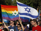 Israel is now marketing itself internationally as welcoming to the gay community. Participants in the annual gay pride parade in Jerusalem are shown here on July 29, 2010. Israel is now marketing itself internationally as welcoming to the gay community. Participants in the annual gay pride parade in Jerusalem are shown here on July 29, 2010.