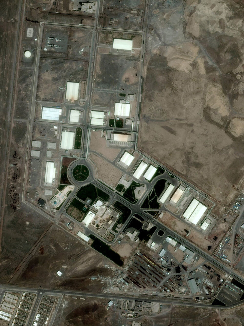 The Natanz facility, shown here in a photo taken May 14, 2009, is about 150 miles from Tehran.