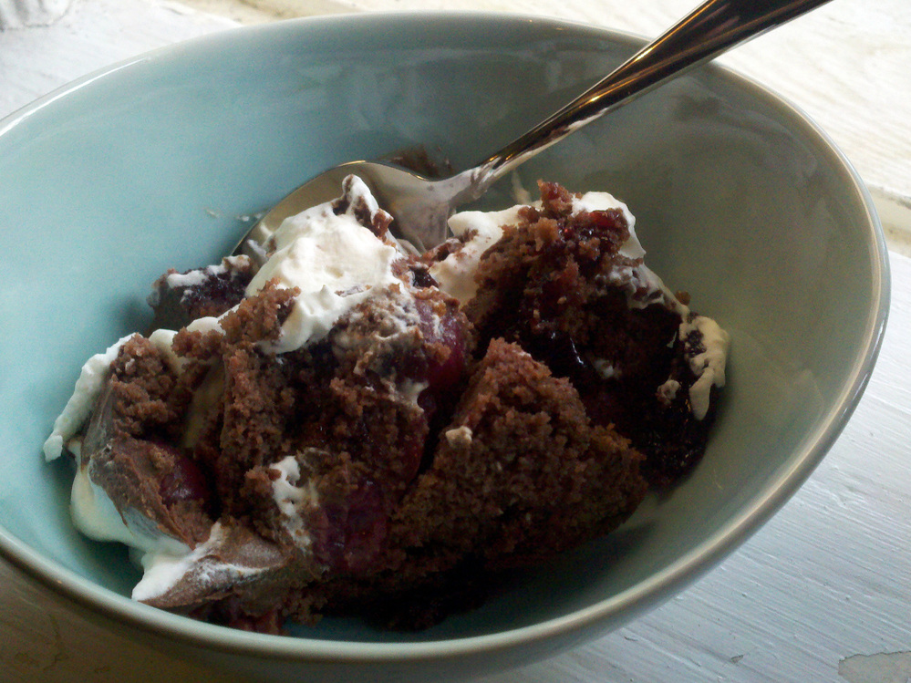 Chocolate Cherry Trifle