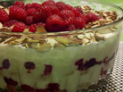 Raspberry, White Chocolate And Almond Trifle Raspberry, White Chocolate And Almond Trifle