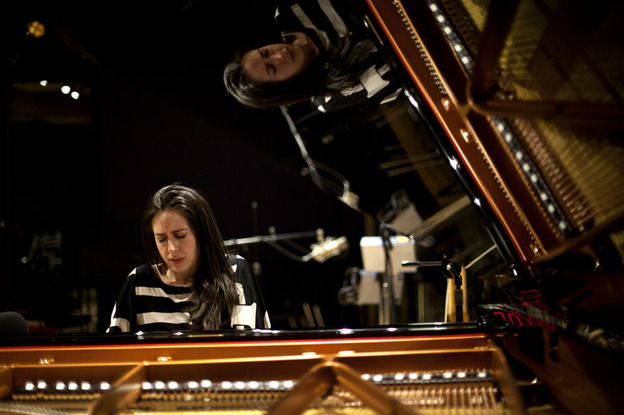Pianist Vanessa Perez performs at NPR in Washington, D.C.