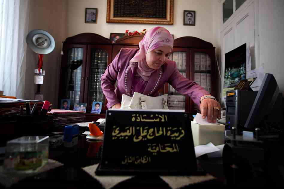Lawyer Ferida Lebidi heads the commission writing the "rights and liberties" section of Tunisia's new constitution. She belongs to an Islamist party that is considered moderate, though she advocates capital punishment for adultery.