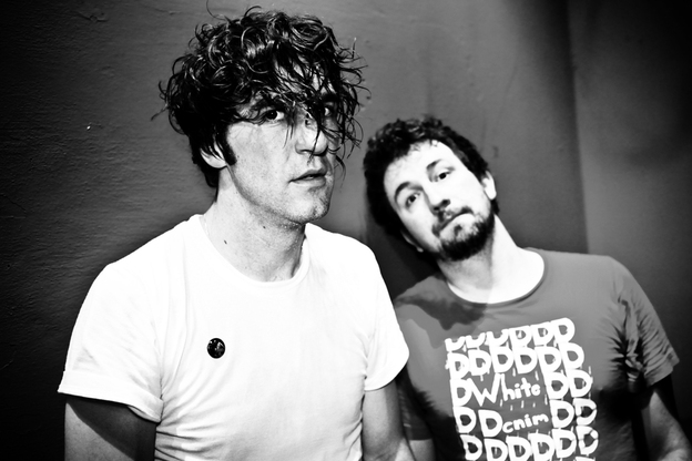 Japandroids is guitarist Brian King (left) and drummer David Prowse.