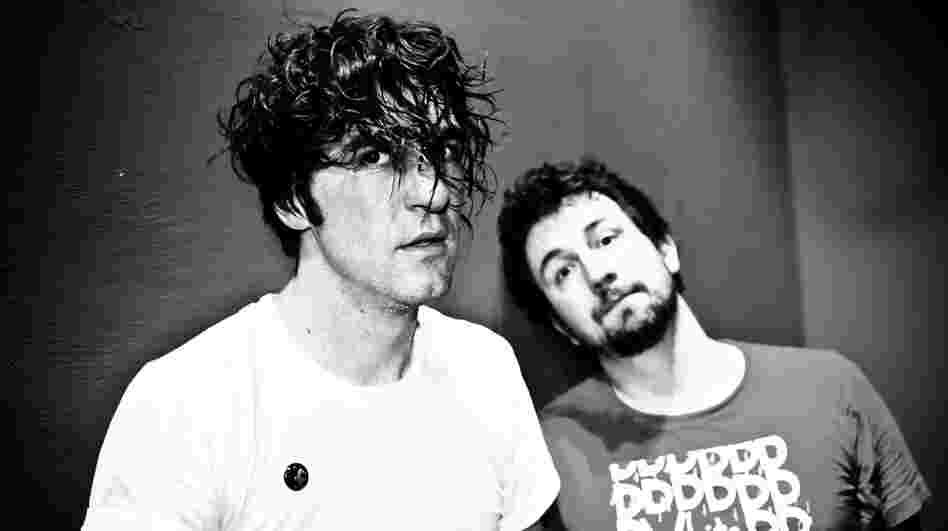 Japandroids is guitarist Brian King (left) and drummer David Prowse.