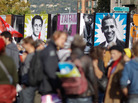 Protesters in Nice, France, hold banners depicting then-French President Nicolas Sarkozy and President Obama before a November 2011 G-20 summit where global financial issues were discussed. Sarkozy has since lost re-election; some political scientists say economic problems in Europe also could play an unprecedented role in the upcoming U.S. election. Protesters in Nice, France, hold banners depicting then-French President Nicolas Sarkozy and President Obama before a November 2011 G-20 summit where global financial issues were discussed. Sarkozy has since lost re-election; some political scientists say economic problems in Europe also could play an unprecedented role in the upcoming U.S. election.