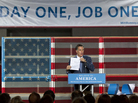 Mitt Romney talks about his plan for creating jobs at a 2011 campaign speech in Las Vegas. Mitt Romney talks about his plan for creating jobs at a 2011 campaign speech in Las Vegas.