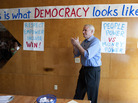 Milwaukee Mayor Tom Barrett, Democratic challenger to Republican Gov. Scott Walker, greets supporters Tuesday in Racine, Wis. Milwaukee Mayor Tom Barrett, Democratic challenger to Republican Gov. Scott Walker, greets supporters Tuesday in Racine, Wis.