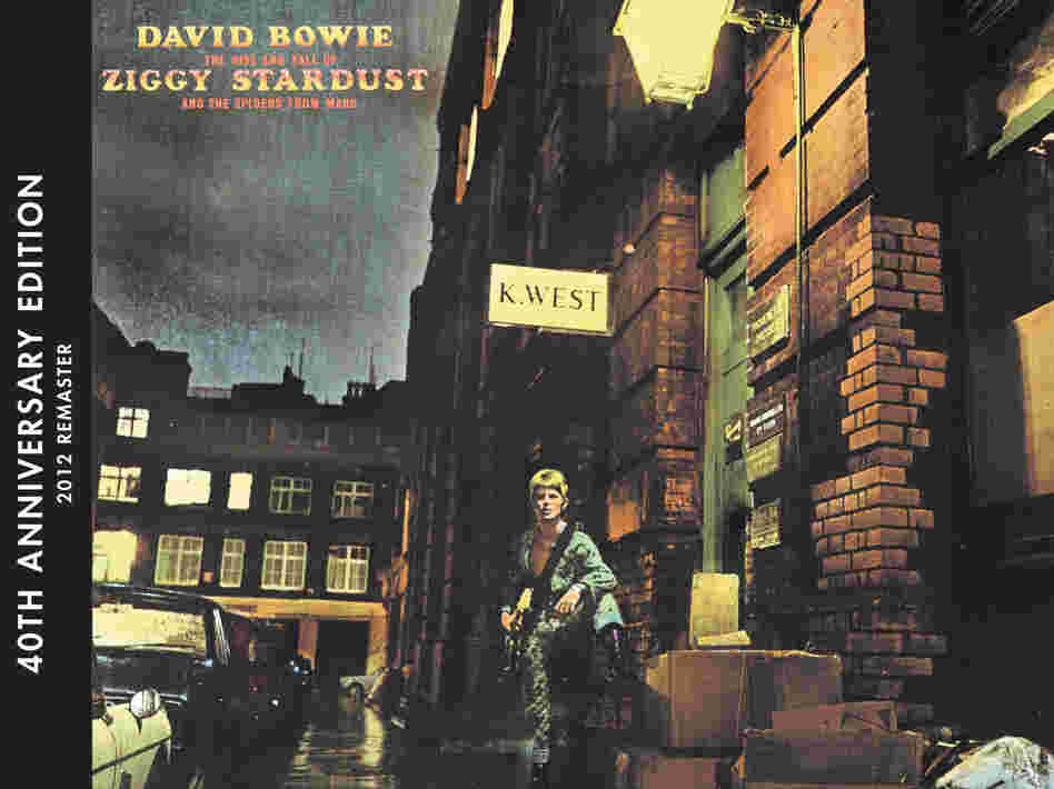 The Rise and Fall of Ziggy Stardust and the Spider's From Mars album art.