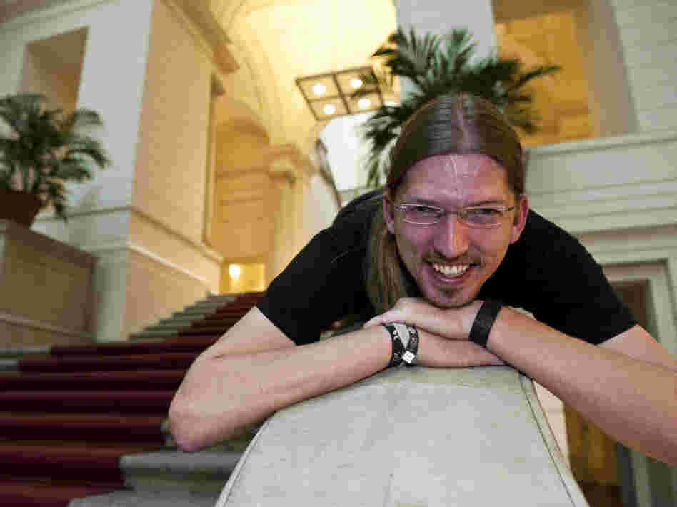 Martin Delius, the Pirates' chief whip, studied physics and computer programming and did not plan on becoming a politician.