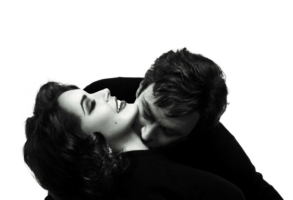 Lindsay Lohan and Grant Bowler as Elizabeth Taylor and Richard Burton.