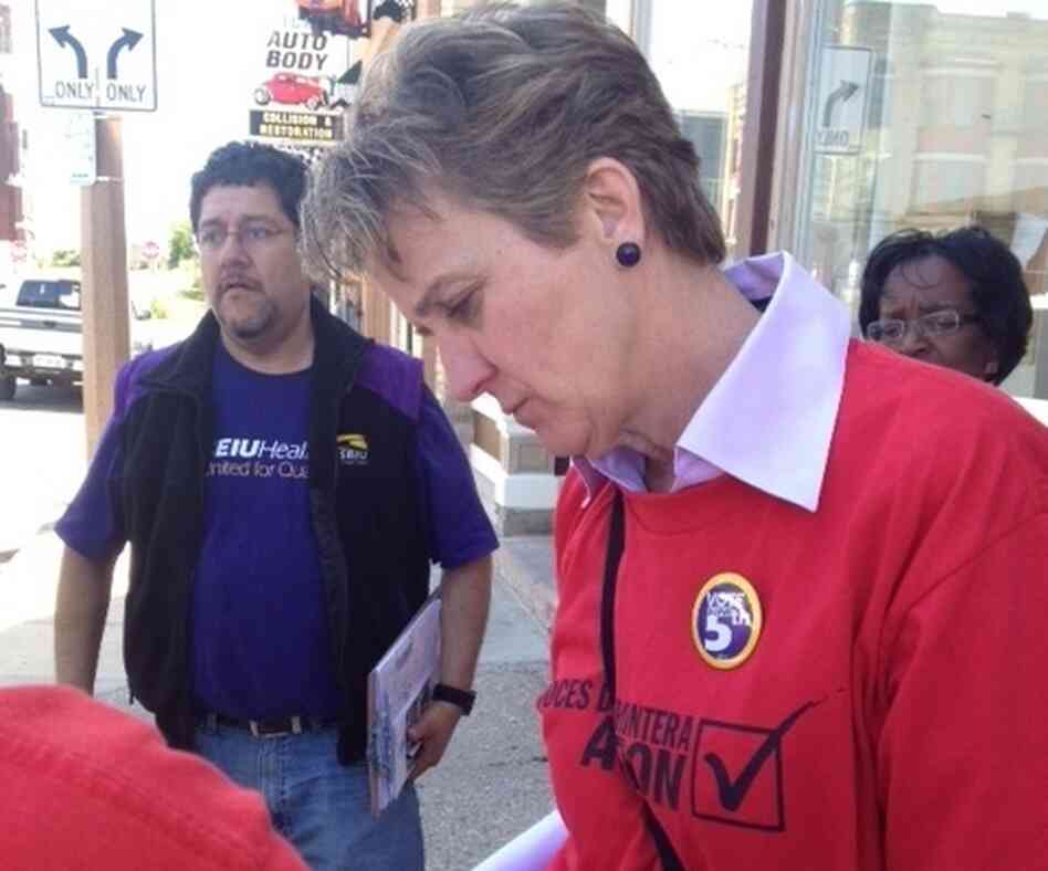 Mary Kay Henry, president of the SEIU. Mary Kay Henry, president of the SEIU.