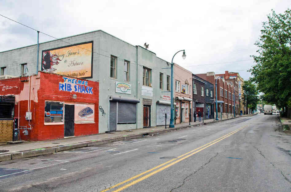 Sweet Auburn Historic District, a historically African American commercial area is threatened by inappropriate development.