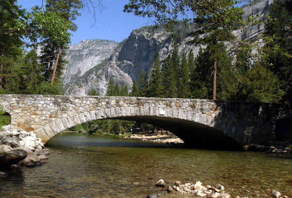 Three historic bridges spanning the Merced River are being considered for removal in the Yosemite Valley.