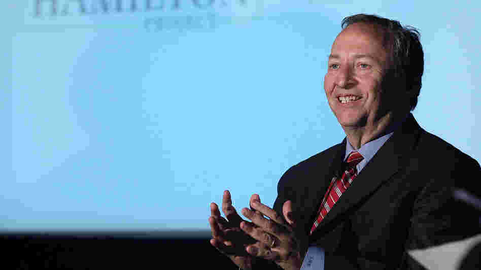 Former Treasury Secretary Lawrence Summers speaks during a discussion about tax codes and revenue hosted by the Brookings Institute on May 3 in Washington.