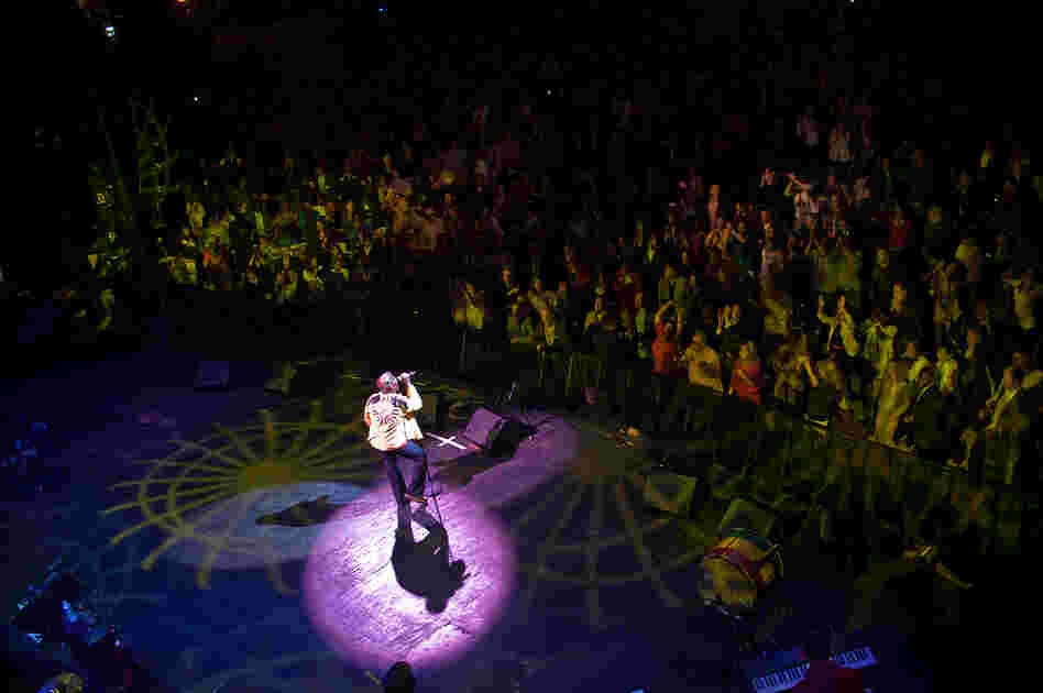 Despite an unseasonably cool June evening, the Prospect Park Bandshell was packed.