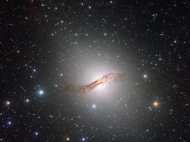 The peculiar galaxy Centaurus A (NGC 5128) as seen by the MPG/ESO 2.2-metre telescope at the La Silla Observatory in Chile.
