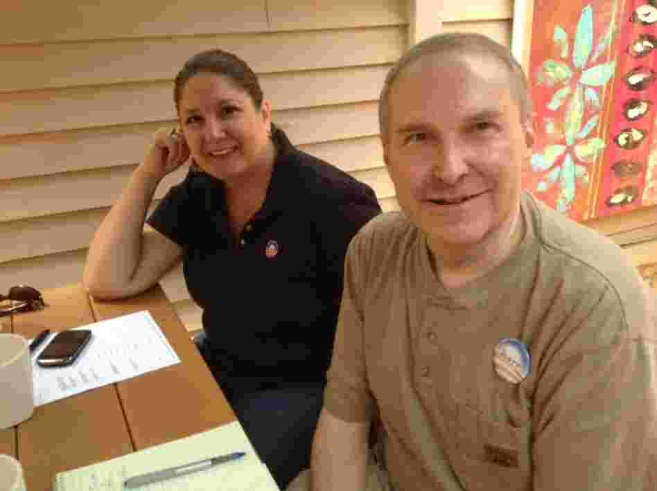 Kristin Hansen and Scott Trindl are Wisconsin volunteers with President Obama's re-election campaign.