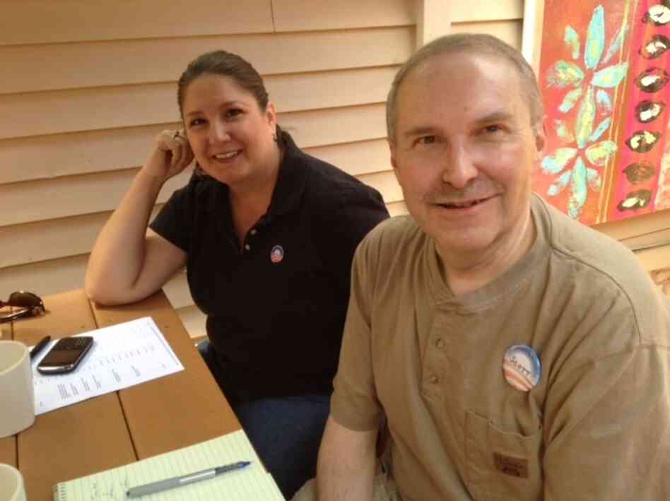 Kristin Hansen and Scott Trindl are Wisconsin volunteers with President Obama's re-election campaign.